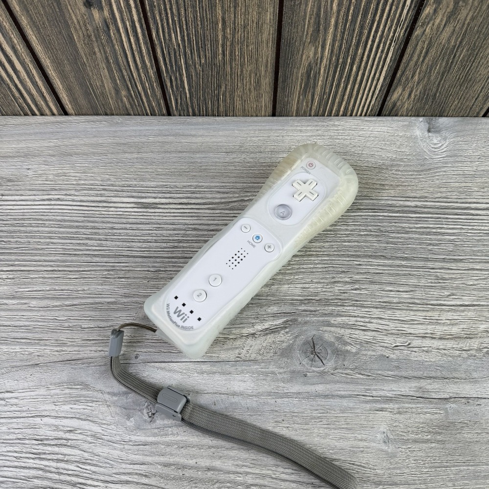 Official Nintendo Wii  Motion Plus Controller White Wii Remote RVL-036 Tested